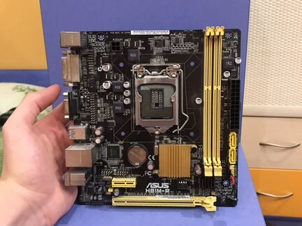 Материнская плата asus h81m-r