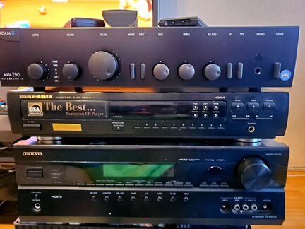 Комплект техники усилитель и cd +bоnus ресивер