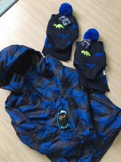 Шапка+ шарф futurino boy