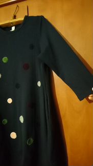 Платье темно-синее