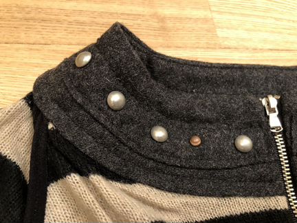 Pianura Studio полосаиый жакет на молнии