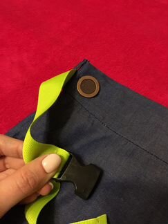 Дизайнерская Юбка с запахом и воланом