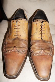 Кожаные туфли 45 р