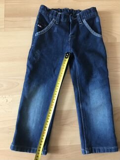 Джинсы на флисе р. 92 см тёплые джинсы