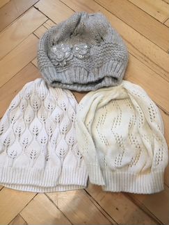 Беретик и шапка с шарфом