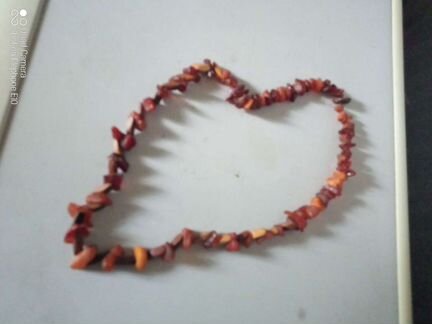 Бусы из натурального камня