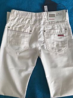 Джинсы белые