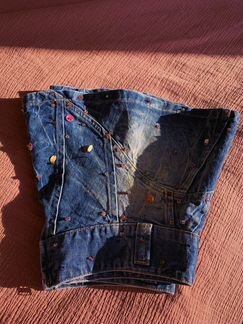 Юбка джинсовая с паетками Motor подростковая