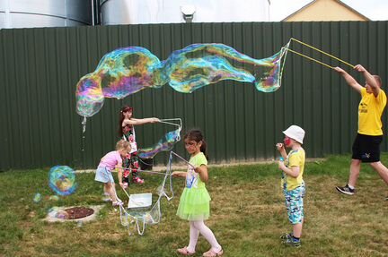 Раствор для шоу мыльных пузырей