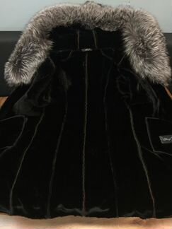 Новая женская дубленка с мехом