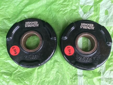Блины 'hammer' USA, 2.5 KG Х 2