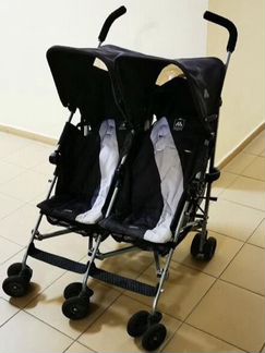Maсlaren прогулочная коляска трость для двойни