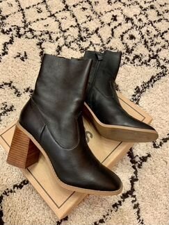 Сапоги ботильоны натуральная кожа ASOS