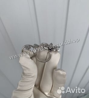 Новое золотое кольцо Van Cleef 2.25 ct, 585 пр