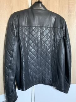 Куртка кожаная мужская зимняя 52-54