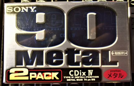 Аудиокассета Sony Metal