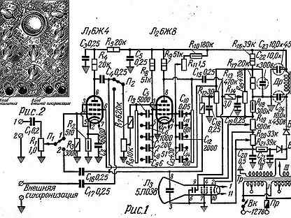 Схема осциллографа на ло 247