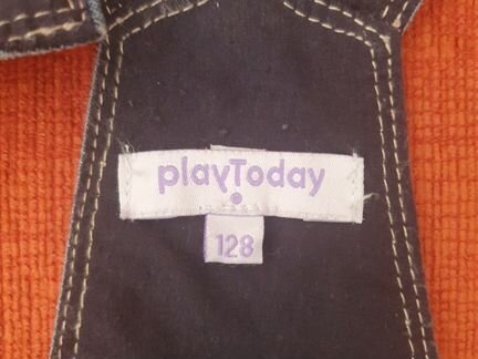 Джинсовый сарафан рост 128