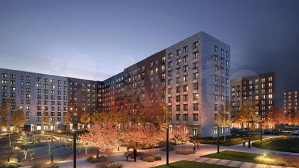 2-к квартира, 51.4 м², 6/9 эт.