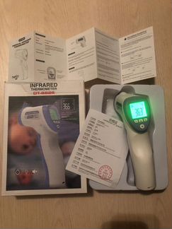 Термометр бесконтактный инфракрасный DT8826/YM6688