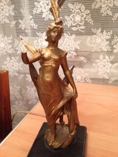 Лампа настольная Бронза начало хх века