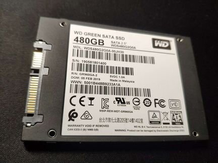 SSD WD Green 480GB