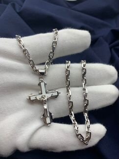 Золотая цепь с крестом