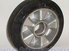 Рулевое колесо литая черная резина D 180 мм