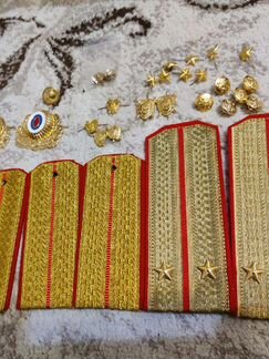 Парадные погоны, петлицы, звёзды ск