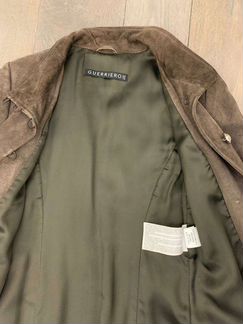 Кожанное(в ощущениях замша) женское пальто Guerrie