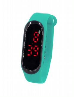 Электронные часы с силиконовым ремешком