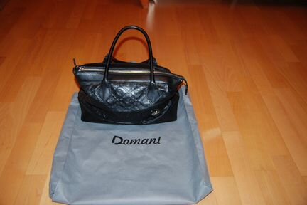 Сумки Domani женские черные кожаные