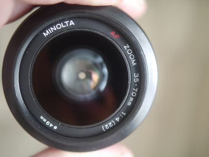 Знаменитая Minolta AF 35-70 F 4 macro sony малыш