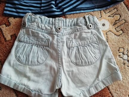 Вещи для девочки пакетом р. 122