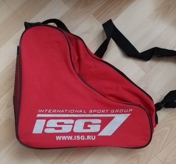 Сумка для коньков красная