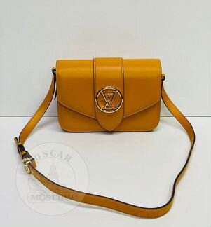 Новая сумка женская LV Pont 9 Louis Vuitton желтая