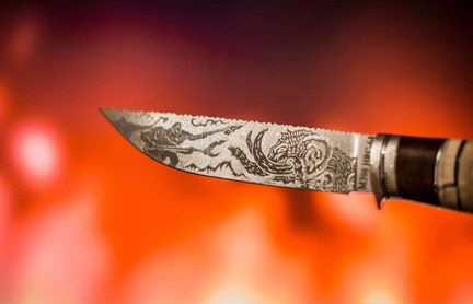 Кованый нож 