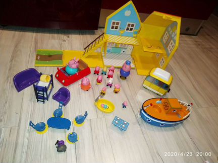 Свинка пепа (peppa) дом+ наборы