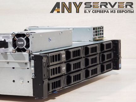 Сервер Dell R720xd 2x E5-2697v2 192Gb H710 12x3.5