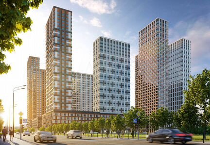 Апартаменты-студия, 30 м², 2/33 эт.