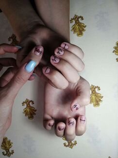 Шеллак/Наращивание/Укрепление ногтей