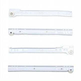 Направляющие роликовые 450 мм, белые