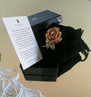 Брошь винтажная Английская роза