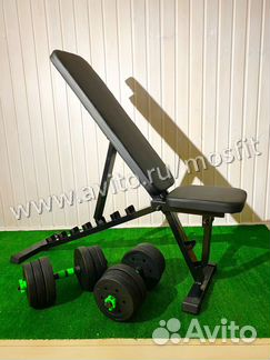 Гантели 30кг + силовая скамья Новые