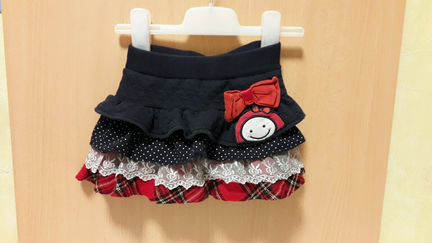 Костюмчик д/д юбка и футболка, р.98-104