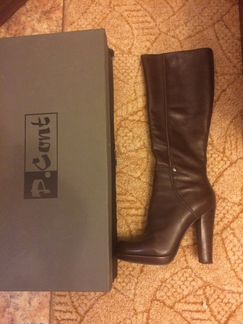 Кожаные демисезонные сапоги Paolo Conte 40 р