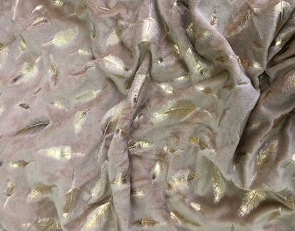 Плюш с глиттером