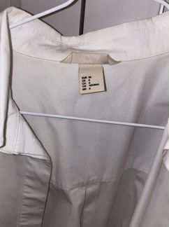 Белая рубашка свободный крой 36 размер