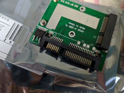 Райзер msata-SATA