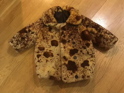 Шубка детская.Цигейка 70года.Винтаж